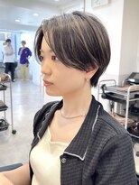 グラフ 蔵前(GRAFF)&nbsp;大人可愛い20代30代40代ハイライト_ハンサムショート_ボブ_蔵前