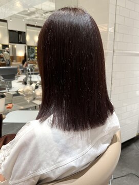 コードセブンス(Chord seventh) 【KANON】切りっぱなしカット × ディープレッド