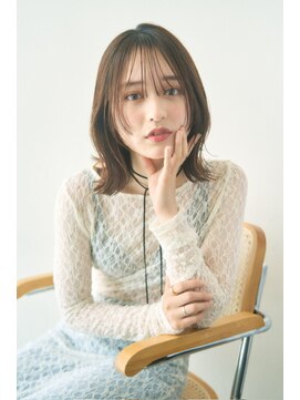 アンバー 池袋(amber) 小顔ヘア/レイヤーボブ/ミルクティーベージュ【池袋】