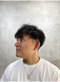 辻堂/メンズ/カット/ツーブロック/ツイストスパイラルパーマ