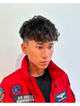 クレアメンズ 横浜能見台(CREA men's) 横浜スペインカールメンズパーママッシュパーマツーブロック眉毛