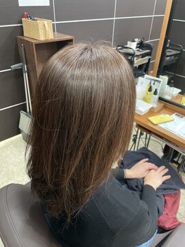 ブレス ザモール郡山店 アッシュベージュカラー