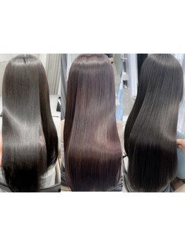 髪質に寄り添う丁寧な技術力が自慢♪自然な艶髪・ストレートヘアに[パーマ/パーマ落とし/髪質改善/学割U24]