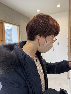 ミュゼプリュム(Musee plume) マッシュショート/ラベンダーピンク