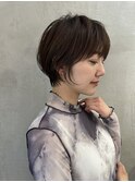 ミニウルフレイヤーカット顔周りカット前髪カットショート/大宮