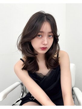 アマトウキョウスマートサロン(AMA TOKYO×Smart Salon) 韓国ヘア　レイヤーカット　顔まわり