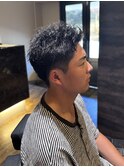 サーフカール/スパイキーショート/ブルーブラック/瀬田