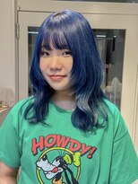 テトラ バイ ネオリーブ 横浜西口店(tetra by neolive)&nbsp;ブルーカラー　ハイトーン　ミディアム　横浜　N