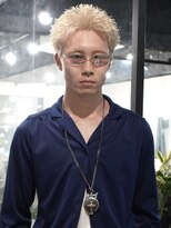 ラベル 渋谷(LAVEL)&nbsp;スパイキーショート/ブロンド/ブリーチカラー/抜きっぱなし