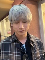 フィフス(fifth) 原宿ダブルカラーブリーチハイトーンメンズヘアマッシュウルフ