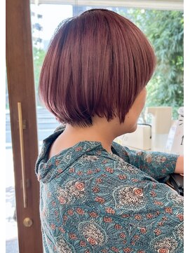 シロ(siro) マッシュショート×白髪ぼかし