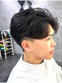 ニュアンスパーマ/毛流れパーマ／メンズパーマ/フェード
