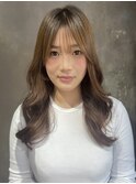 ブリーチカラー　ミルクティー　ダブルカラー　大和八木
