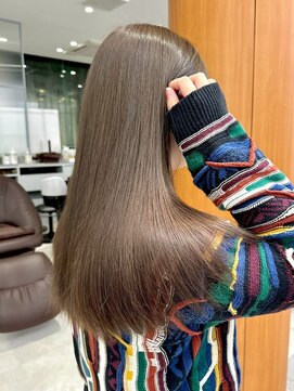 ガリカ 大名(Gallica) <ゲスト>ブリーチなしダブルカラー柔らかミルクティーグレージュ