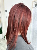 グレイス ヘア デザイニング(GRACE hair designing) ▼ブリーチ×赤▼