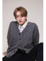 メンズサロン キング 梅田店(Men’s salon K!ng)&nbsp;韓国マッシュセンターパートツーブロックメンズハイライトウルフ