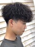 メンズカット+ツイストスパイラルパーマ￥13000#静岡#ツイストパーマ#ウルフ