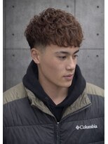 サンキスビューティースタジオ 千葉中央(Sunkissed beauty studio) MEN’S/リバースセンターパート/ニュアンスパーマ/千葉