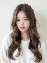 アノ 渋谷(ano)&nbsp;大人可愛いくびれレイヤー × 透明感ベージュロング