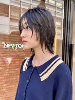 ニュートン(NEWTON) 顔周り 韓国 前髪 ショート ウルフ ハッシュ 学割 立川