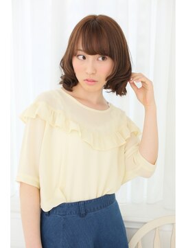 ヘアデザイン ラポール 茨木店(hair design Rapport) ひし形フォルムでエアリーカール！ふわミディフレンチガーリー☆