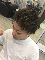 フレンズ 手稲店(friend's)&nbsp;メンズ束間ハイライト