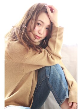 ソア 武蔵小杉(SOAR) ひし形小顔耳かけ大人かわいいくせ毛風グラマラスふわミディ