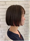 シルエットにこだわったワンカールボブ＊