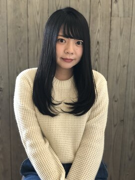 プレステージソファ 仙台(prestige Sofa) ツヤ大人ロングストレート｜仙台駅前・広瀬通美容室