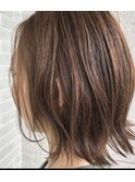 Bob×ベージュ