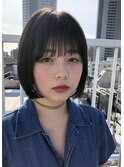 やわらかパッツンボブ【神戸/元町/三宮】