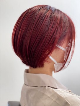 リ ヘアーデザイン(Re: hair Design) レッドショート