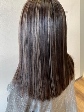 ザ ラブズ ラフズ ヘアー 本店(the loves laughs hair) コントラストハイライト