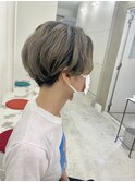 クセを生かしたハンサムショート