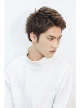 ベイルーム(BAYROOM by HONEY omotesando) スーツ短髪ツーブロック束感モテる黒髪シークレットパーマ流行