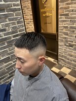 ミリオンバックス 御徒町店(Million Backs)&nbsp;スキンフェード/クロップ/束感ショート<理容室>[メンズ/パーマ/