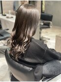 暗めなのに透明感*とろみカラーでふんわり柔らかに