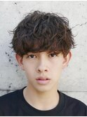 無造作パーマ波巻きパーマ波巻きスパイラルパーマツーブロック