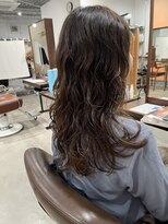 アオゾラヘアーカミノウラ(AOZORA HAIR kaminoura) ロングラフウェーブ＊無造作パーマ