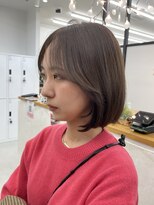 サンド 大阪梅田(sand)&nbsp;@eri_bob_ 前髪/マチルダボブ/インナーグレージュ[大阪梅田駅]