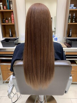 ピークアブー アヴェダ アトレ恵比寿(PEEK-A-BOO AVEDA) オレンジブラウン　ロングヘア