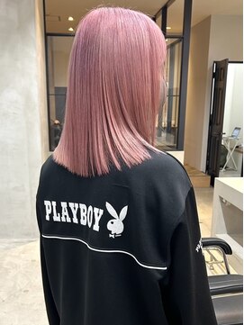 セシルヘアー(CECIL hair) コーラルピンクカラー　下北沢