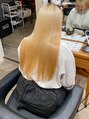 アネーロバイエーケー(ANHELO by AK) 髪質改善メニューで艶髪ハイトーンカラーを実現します♪