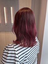 シダ(sida SAIIN) 20代30代チェリーピンクカールミディアム