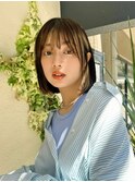 ハイライトインナーカラー夏カラーミディアム