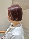 前上がりボブ