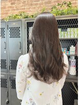 ロウ 町田(ROW)&nbsp;大人かわいいエギョモリ ミルクティーブラウン ひし形シルエット