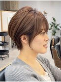 ☆ショートイメチェン前髪こなれミディアンブレラカラー［船橋]