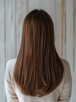 テラス 古河店の写真/話題の酸熱Trとのコラボで、髪のダメージを最小限に抑え、毛先まで自然な仕上がりに◇【古河/古河駅】