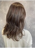 白髪ぼかし×シークレットハイライト×ベージュ